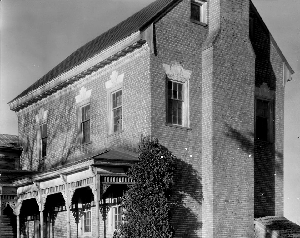 Detail Moses House near Chatham Pittsylvania County Virginia by Frances Benjamin Johnston