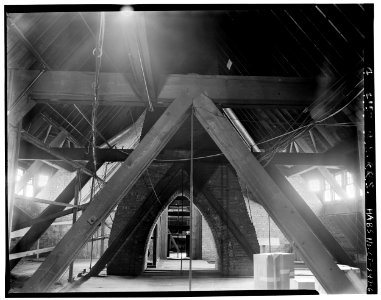 DETAIL OF ATTIC TRUSS - New London Railroad Station