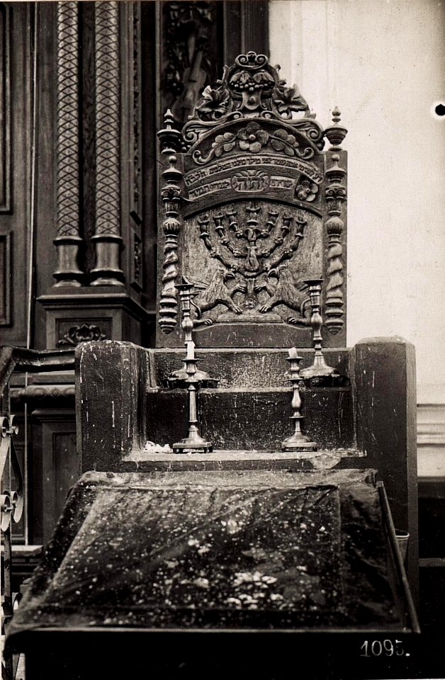 Detail aus dem jüdischen Tempel in Wladimir Wolinsky (BildID 15708685)