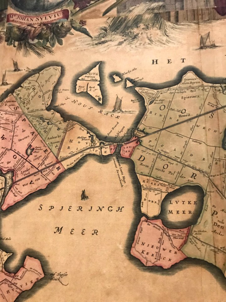Detail 4 Hoogheemraadschap Rijnland map, 2nd edition, 1687