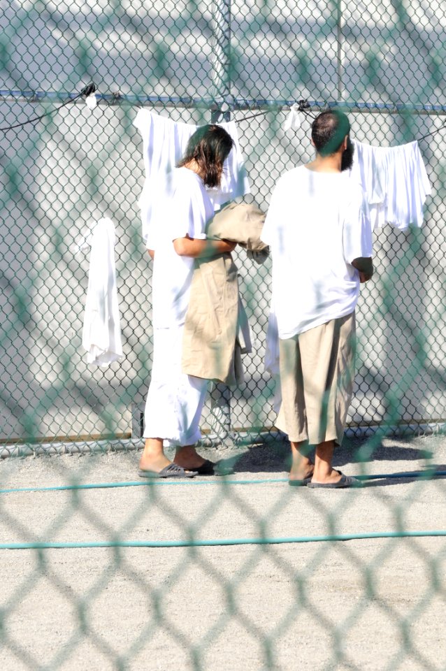 Detainees in Camp Six at JTF Guantanamo DVIDS360593