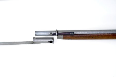 Detalj bajonettfäste flintlåskammarladdningsgevär - Livrustkammaren - 23493