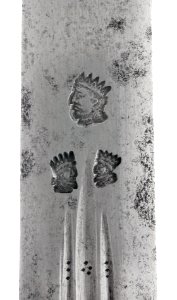 Detalj klingstämpa - Livrustkammaren - 5355