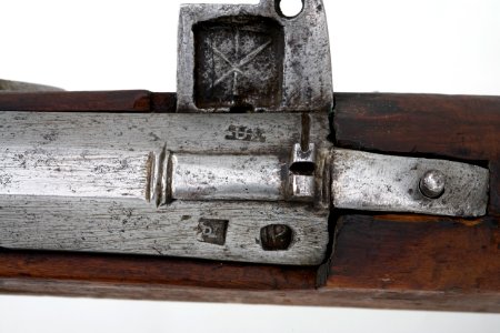 Detalj pipstämplar luntlåsmusköt - Livrustkammaren - 14933