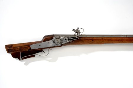 Detalj lås-stock hjullåsbössa - Livrustkammaren - 66297