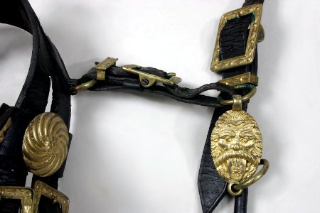 Detalj, huvudlag, ansiktsmask - Livrustkammaren - 68387
