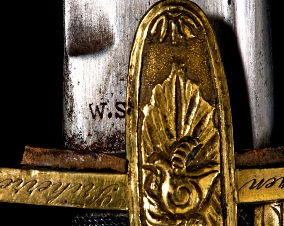 Detalj, stämpel, Sabel, officer - Livrustkammaren - 8206