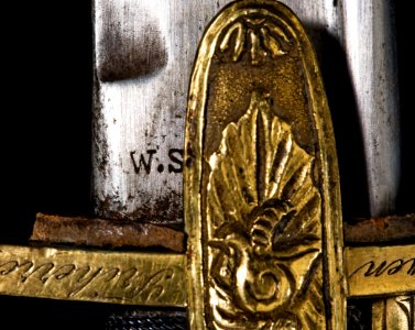 Detalj, stämpel, Sabel, officer - Livrustkammaren - 8206