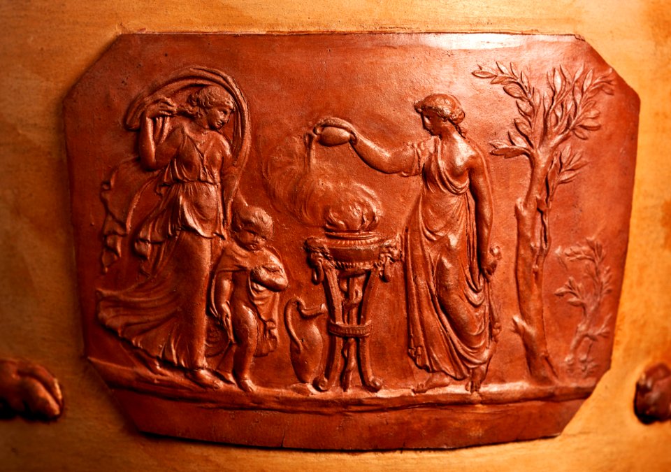 Detalj, relief, kanna - Skoklosters slott - 87707