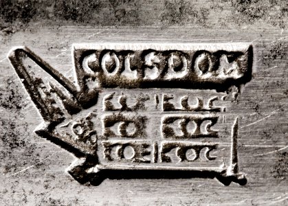 Detalj, stämpel på klinga, pagevärja Wolfert - Livrustkammaren - 16768