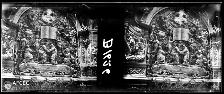 Detall de l'altar dels Colls a la capella del monestir de Sant Llorenç de Morunys