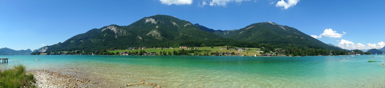 Landscape clouds austria