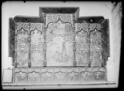 Detall de l'altar major de la Catedral d'Osca