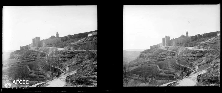 Detall de les muralles de Morella