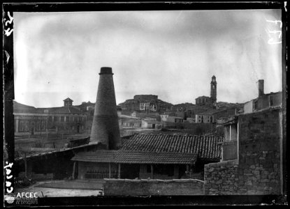 Detall del poble de Calaf