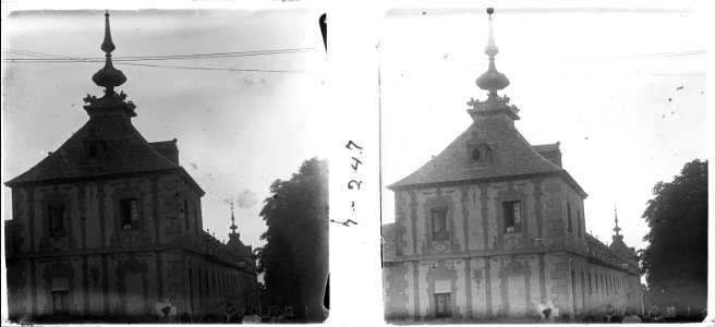 Detall d´unes casernes al real sitio de La Granja de San Ildefonso
