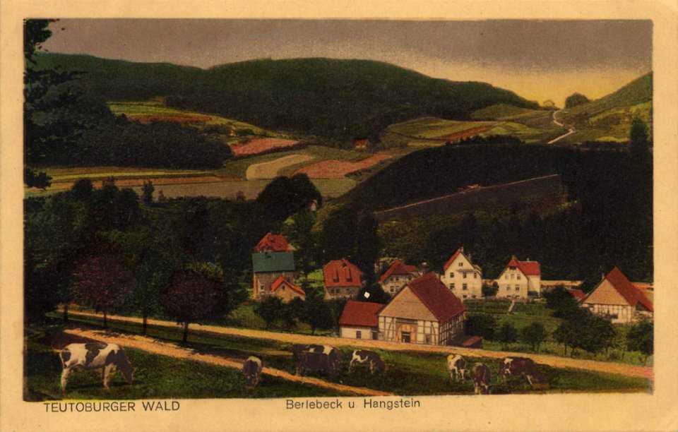 Detmold, Nordrhein-Westfalen - Berlebeck und Hangstein (Zeno Ansichtskarten)