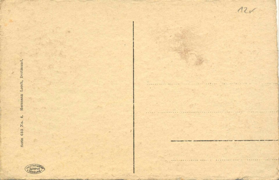 Detmold, Nordrhein-Westfalen - Fürstl. Hoftheater (back) (Zeno Ansichtskarten)