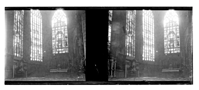 Detall dels vitralls d’una catedral