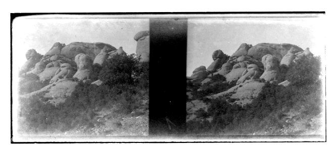 Detall d’unes roques de Montserrat (Vdr-25 41)