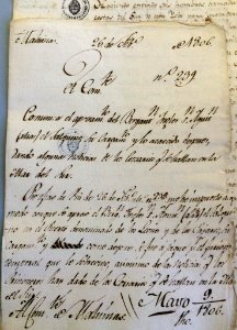 Detención de bergantín ingles por desembarcar ilegalmente en Malvinas - 1806