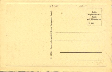 Detmold, Nordrhein-Westfalen - Krummestraße (back) (Zeno Ansichtskarten)