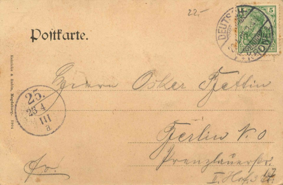 Deutsch Krone, Westpreußen - Schlossee mit der neuen ev. Kirche (back) (Zeno Ansichtskarten)