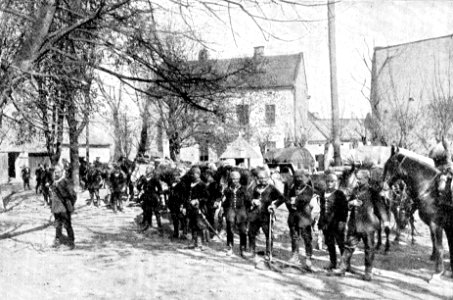 Deutsche Feldgendarmerie in Neu-Sandec Frühjahr 1915