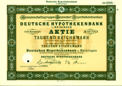 Deutsche Hypothekenbank 1927 photo