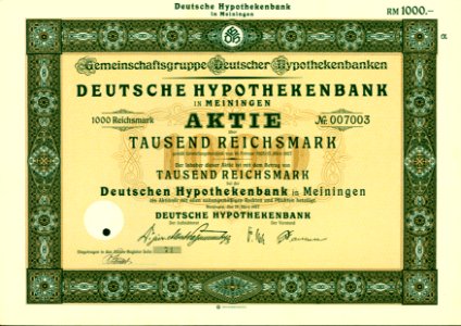 Deutsche Hypothekenbank 1927