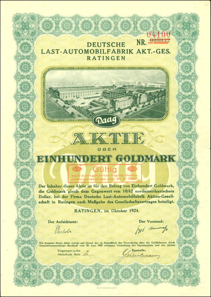 Deutsche Last-Automobilfabrik AG 1924