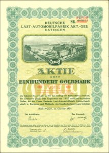 Deutsche Last-Automobilfabrik AG 1924 photo