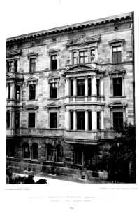 Deutsche Hypothekenbank Meiningen, Behrenstrasse 3 und 4, Berlin, Architekt A. Sillich, Baumeister Berlin, Tafel 94, Kick Jahrgang II