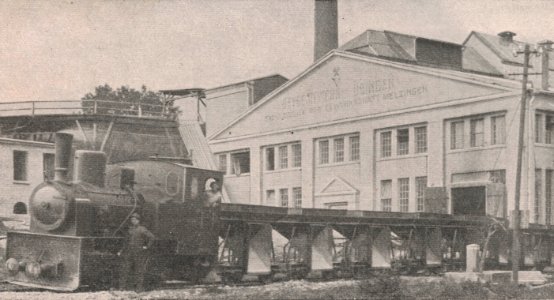 Deutsche Feldbahn- und Industriebedarfs-Kommanditgesellschaft, Martin Kallmann, Mannheim (Werbeanzeige, 1923, randbeschnitten, oben)