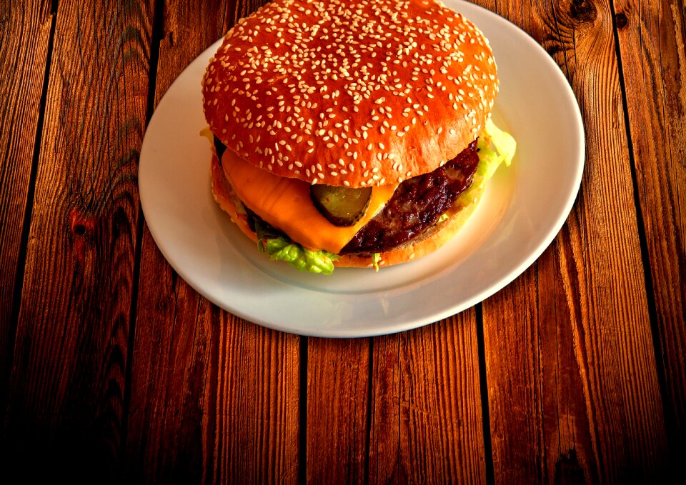 Fast food grill barbecue