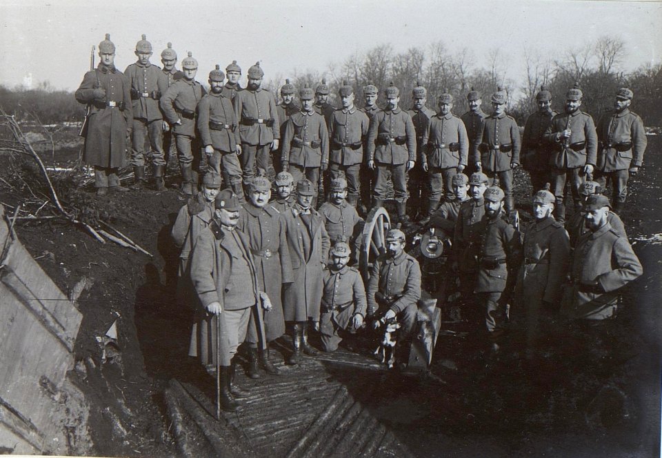 Deutsche Landsturmbatterie 523 in Stellung bei Rakowiec an der Strypa (BildID 15439300)