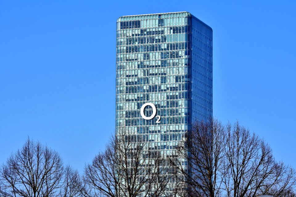 Glass facade building architecture