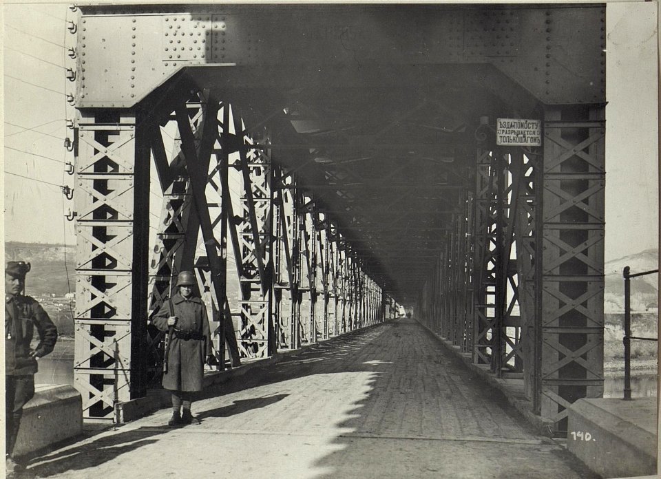 Dniesterbrücke bei Rybnica.Durchsicht. (BildID 15665895)