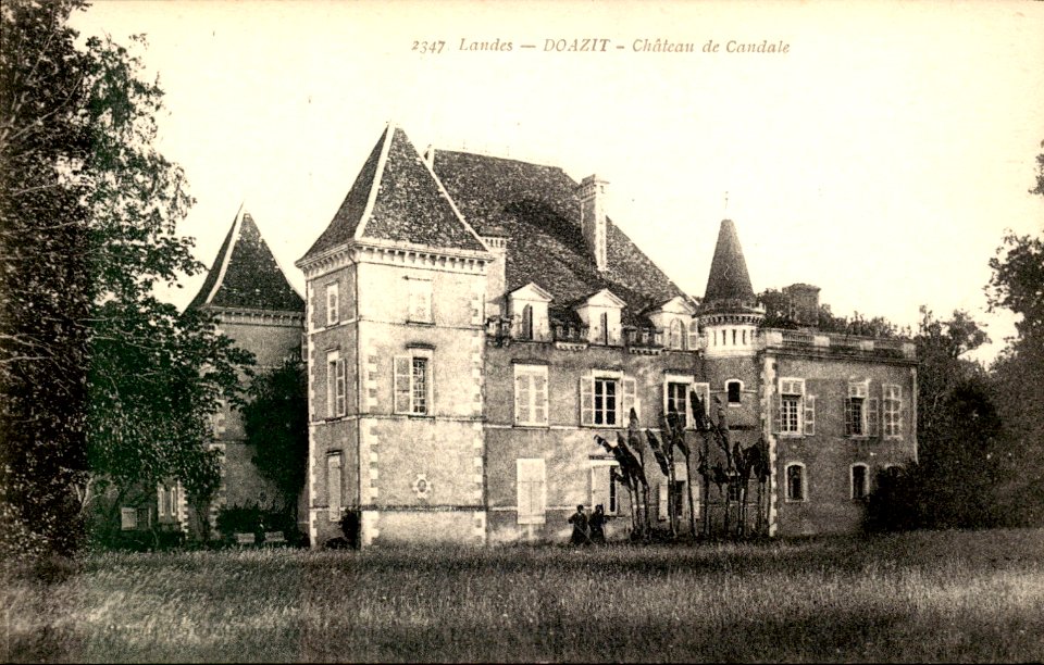 Doazit (Landes) - château de Candale 1