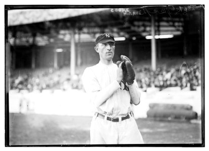 Doc Cook, New York AL, at Polo Grounds, NY (baseball) LCCN2014694509