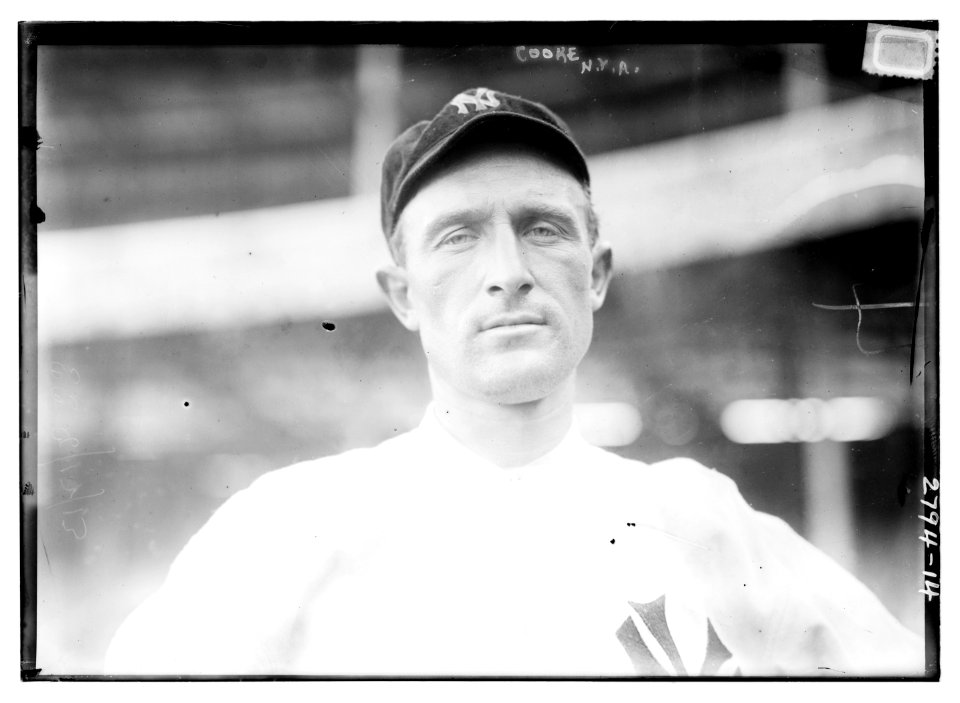 Doc Cook, New York AL, at Polo Grounds, NY (baseball) LCCN2014693883