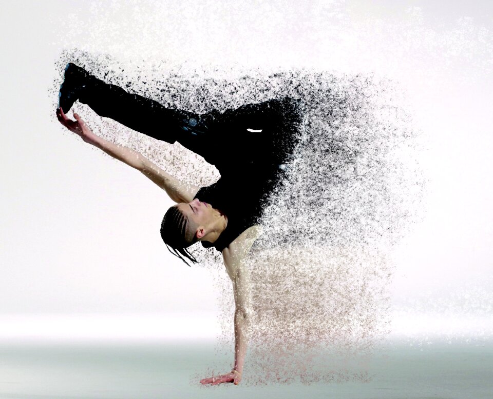 Fitness dance acrobat