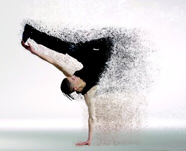 Fitness dance acrobat