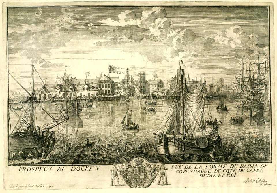 Dockens Indvielse 1739 by B Rocque