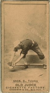 Doc Sage, Toledo Team, baseball card portrait LCCN2008675226