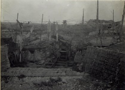 Doberdo-Plateau. Itl.20.5cm Schiffsgeschütz. (Ende April 1918.) (BildID 15664712)