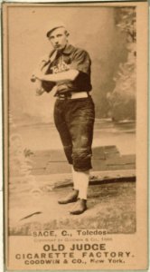 Doc Sage, Toledo Team, baseball card portrait LCCN2008675227