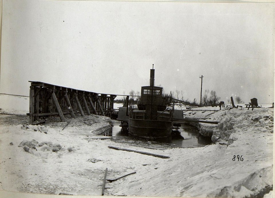 Dock- und Hebeanlagen in Ostgalizien, möglicherweise nahe Kowel (BildID 15682581)