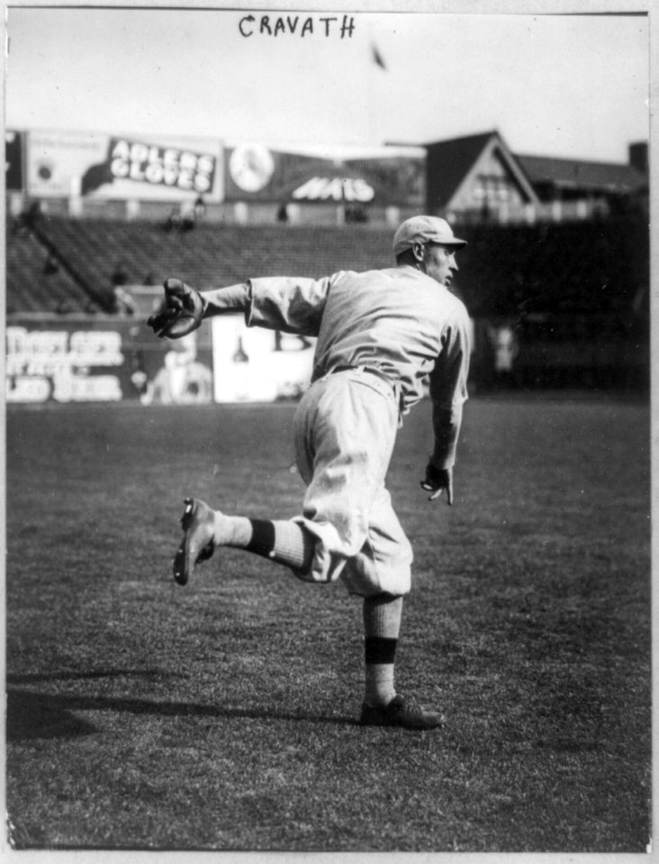 Dode Paskert, baseball player for the Philadelphia Phillies, throwing baseball LCCN89714180