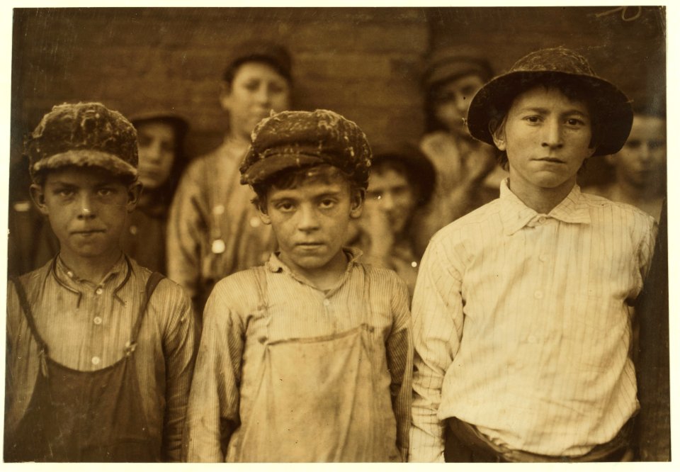 Doffers in Pell City Cotton Mill. LOC nclc.01924
